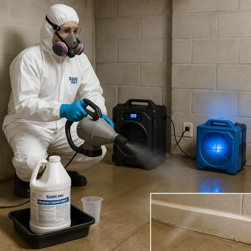 Sanitization and Odor Removal process in Braselton, GA